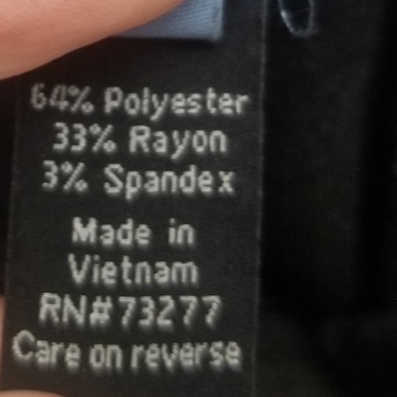 Sleek gray Apt 9 dress pants- EUC except discolored cuffs - Picture 6 of 12